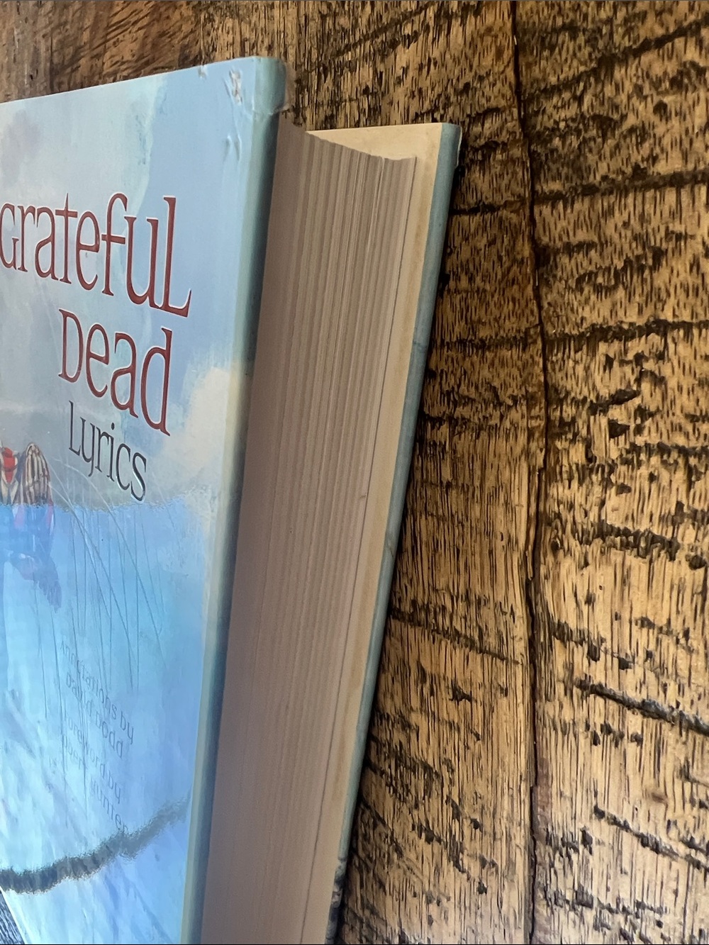 free press Grateful Dead Lyrics Book with Blue, Red, White Artwork - Picture 4 of 11